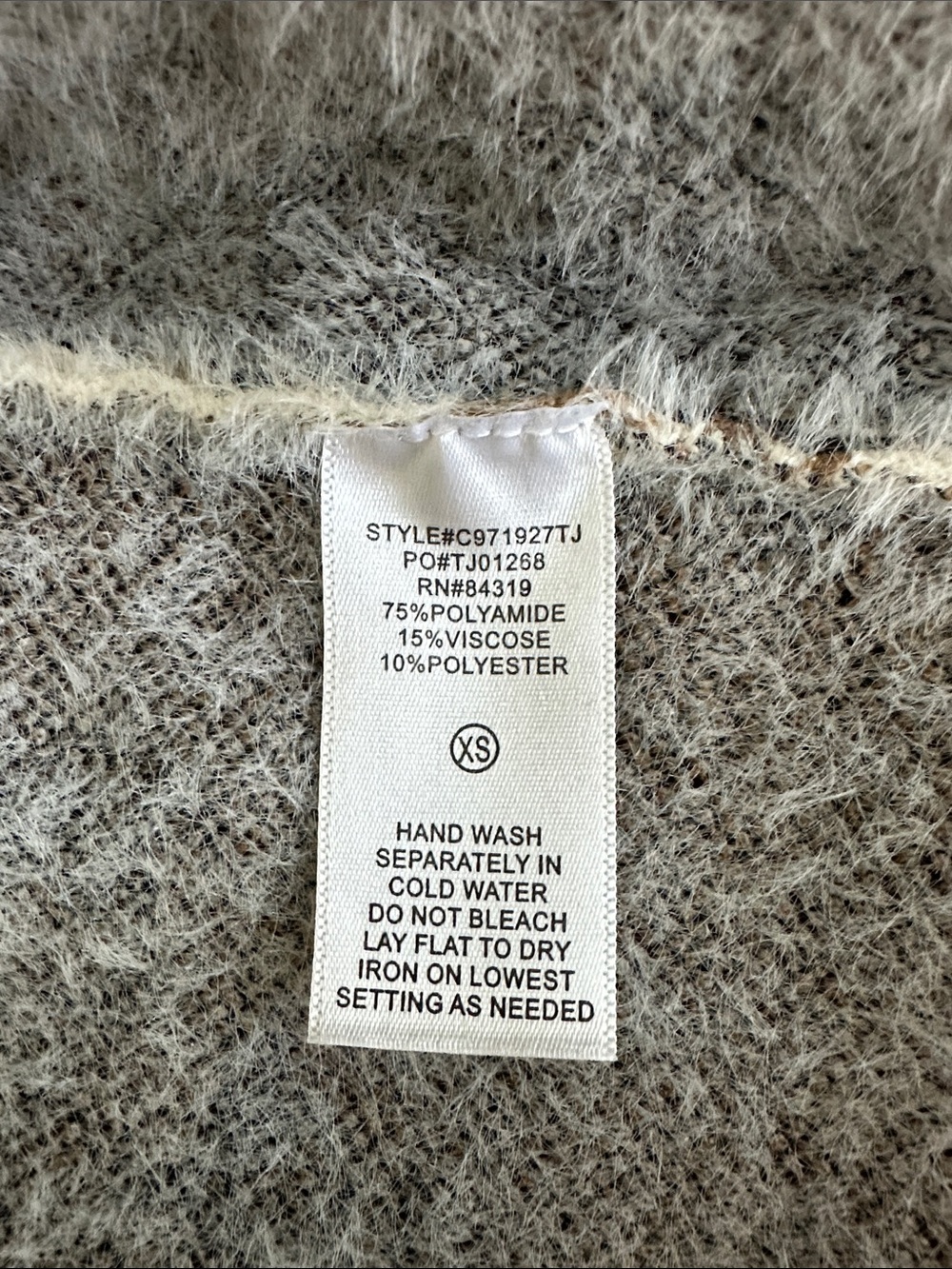 Cyrus Cream Cardigan with Brown Rose Jacquard - Picture 3 of 5